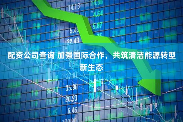 配资公司查询 加强国际合作，共筑清洁能源转型新生态